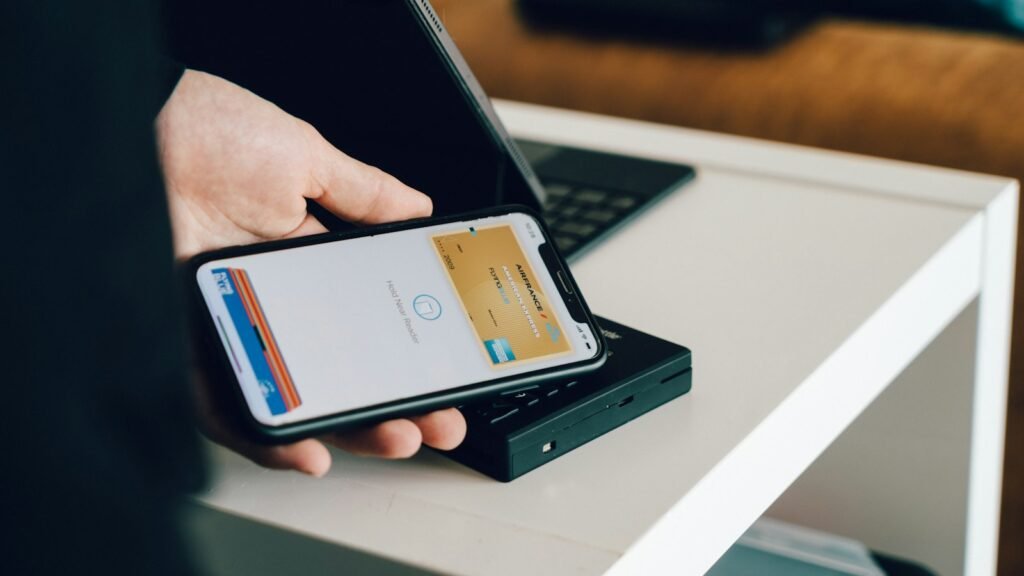 Paiement sans contact avec un smartphone